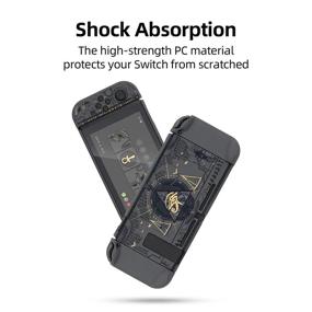 img 2 attached to GeekShare Protective Case for Nintendo Switch - Slim Cover with Shock-Absorption and Anti-Scratch, Land of Mystery [Video Game]