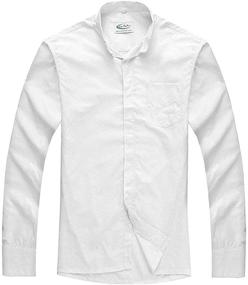 img 2 attached to 👔 IvyRobes Tab Collar Sleeves: High-Quality Men's Clergy Necksize Shirts!