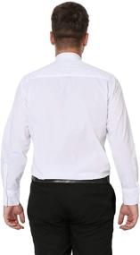 img 3 attached to 👔 IvyRobes Tab Collar Sleeves: High-Quality Men's Clergy Necksize Shirts!