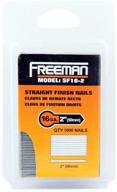 🔩 freeman sf16-2 2-inch by 16 gauge straight finish nail - 1000 per box, high-quality & reliable logo