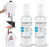 👕 enhance cotton t-shirts & polyester canvas with beink sublimation coating spray - quick-dry, brilliant colors! 2-pack (100ml) logo