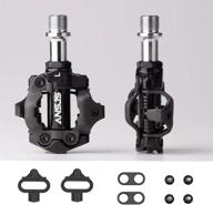 🚴 mdean ansjs mtb pedals: lightweight aluminum alloy clipless pedals for cycling enthusiasts logo