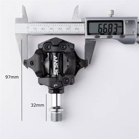 img 2 attached to 🚴 MDEAN ANSJS MTB Pedals: Lightweight Aluminum Alloy Clipless Pedals for Cycling Enthusiasts