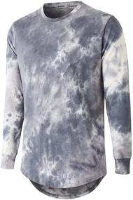 img 4 attached to 👕 Vibrant Tie Dyed Hipster Curve Shirt - Stylish Large Men's Clothing for Shirts