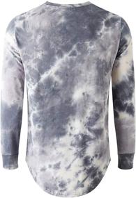 img 3 attached to 👕 Vibrant Tie Dyed Hipster Curve Shirt - Stylish Large Men's Clothing for Shirts