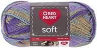 red heart soft yarn in watercolors logo