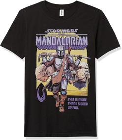 img 2 attached to 👕 Mando Премиум Сплошная мужская одежда - Официальный мерчандайзер Mandalorian.