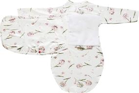 img 1 attached to Headband Swaddle Sleeves Clustered Flowers