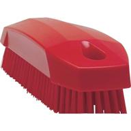 🔴 vikan 64404 nail brush - polyester - 1-31/32" x 4-1/2" - red logo