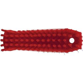 img 2 attached to 🔴 Vikan 64404 Nail Brush - Polyester - 1-31/32" x 4-1/2" - Red