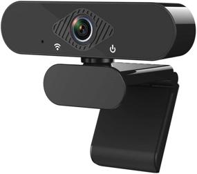 img 4 attached to 🎥 Full HD1080P Webcam with Built-in Microphone for PC, TV, Desktop, Laptop - Black
