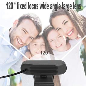 img 1 attached to 🎥 Full HD1080P Webcam with Built-in Microphone for PC, TV, Desktop, Laptop - Black