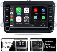 🚗 scumaxcon android10 2din автомагнитола радио dzt017: carplay, android auto, bluetooth, usb, rvc swc для vw jetta golf passat caddy tiguan transporter cc altas - великолепный апгрейд инфотейнмента! логотип