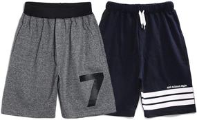 img 4 attached to 🩳 Boys' Regular Fleece Chopper Club Shorts for Better SEO