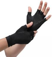 optimal copper content david copper compression arthritis gloves. premium copper hand glove for carpal tunnel, computer typing, and daily hand support. perfect fit for men and women (large). логотип