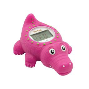 img 4 attached to 🐊 Doli Yearning Baby Bath Thermometer: Room Temperature, Fahrenheit & Celsius, Red Alligator Design - Kids' Bathroom Safety Products & Bath Toy