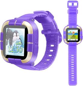 img 4 attached to Boys，ABS Stopwatch Pedometer Designed （Purple）