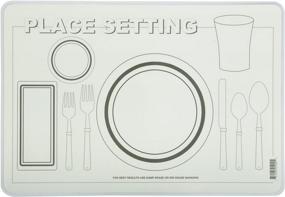 img 1 attached to 🍽️ Painless Learning Place Setting Mat