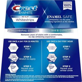 img 3 attached to 🦷 Crest 3D White Professional Effects Whitestrips Dental Teeth Whitening Kit - 20 Treatments + BONUS 1 Hour Express Whitening Strips, 2 Treatments
