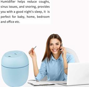 img 1 attached to Wtiaw Humidifier Purifier Ultra Quiet Humidifier Blue