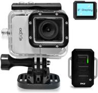 💡 pyle expo sports action camera - hd 1080p mini hi-res camcorder with wifi, 20mp camera, 2" screen usb sd card hdmi, battery - waterproof case, usb cable, wireless remote control, mount - pschd90sl (silver) logo