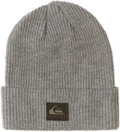 🧒 boys' light heather quiksilver beanie - accessories and hats & caps for boys logo