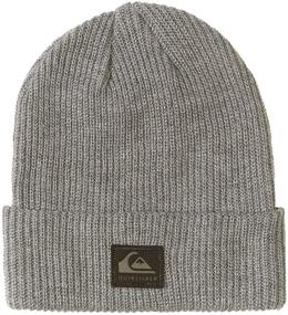 img 4 attached to 🧒 Boys' Light Heather Quiksilver Beanie - Accessories and Hats & Caps for Boys