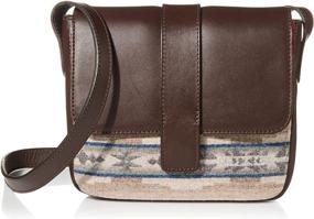 img 4 attached to Pendleton Womens Square Crossbody Alamosa