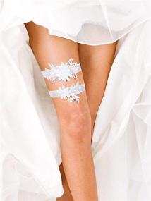 img 4 attached to Syhood Pieces Wedding Garters Pictures Women's Accessories in Special Occasion Accessories