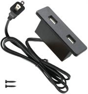 💡 удобная встроенная розетка с usb-портами 2.1a - идеально подходит для кровати, письменного стола, стола, дивана логотип