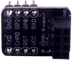 img 3 attached to DIYmall ESP8266 ESP-01 Breakout Board ESP-01S Breadboard Adapter PCB Board Pack of 5pcs - Serial WiFi Transceiver Module