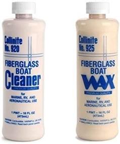 img 1 attached to 🚤 Набор самый лучший Cleaner & Wax Ultimate Collinite 920 для стеклопластиковых лодок и 925 для стеклопластиковых лодок: Беспрецедентная очистка и долговременная защита воском для вашей лодки!