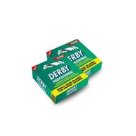 🪒 derby professional single edge razor blades, 100 count (pack of 2): premium quality for an optimal shaving experience logo