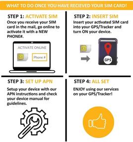 img 1 attached to 🌎 4G GPS Tracker SIM Card Starter Kit - No Contract (Universal Triple-Cut SIM: Standard, Micro, Nano) - Global Coverage for Devices