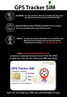 🌎 4g gps tracker sim card starter kit - no contract (universal triple-cut sim: standard, micro, nano) - global coverage for devices logo