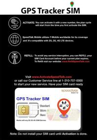 img 4 attached to 🌎 4G GPS Tracker SIM Card Starter Kit - No Contract (Universal Triple-Cut SIM: Standard, Micro, Nano) - Global Coverage for Devices