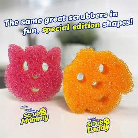 img 3 attached to Scrub Daddy Pet Edition Sponge Set - Dual-Sided Sponge and Scrubber for Dogs and Cats - Scratch Free, Odor Resistant - Special Edition, 2 Count