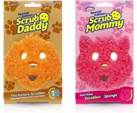 scrub daddy pet edition sponge set - dual-sided sponge and scrubber for dogs and cats - scratch free, odor resistant - special edition, 2 count logo