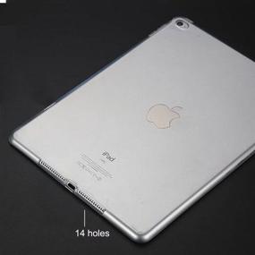 img 2 attached to Ipad Air II TPU Bumper Case - Crystal Clear Ultra-Thin Protective Cover for 9.7 inch iPad Air 2