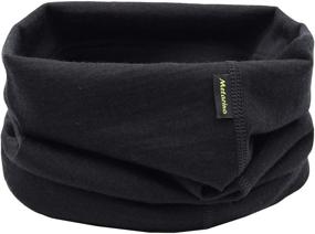 img 4 attached to Metarino Merino Wool Gaiter BLACK