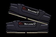 серия памяти g.skill ripjaws v объемом 16 гб (2 x 8 гб) ddr4 3000 мгц - комплект памяти f4-3000c15d-16gvkb (288-контактный, pc4 24000, совместим с intel z170) логотип