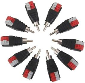 img 2 attached to 10pcs Lollipop Speaker Wire Cable to Audio Male RCA Connector Adapter Jack Plug Set - Enhance Sound Quality!