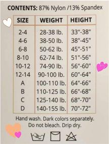 img 3 attached to 👧 Microfiber Pantyhose Leggings for Girls - Stylish Girls' Clothing Leggings