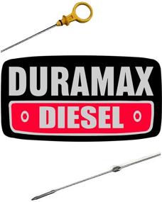 img 3 attached to APSG Engine Oil Dipstick for GM Silverado/Sierra HD 6.6L Duramax Diesel V8 (Part Number: 97287502) - Accurate Oil Level Check