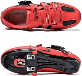 img 2 attached to 🚴 Unisex Road Bike Cycling Shoes with SPD and Delta Cleats: Ideal for Indoor Peloton and Outdoor Cycling