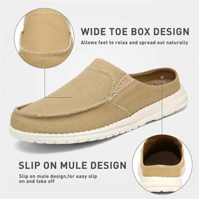 img 1 attached to Mishansha Comfort Slippers Lightweight Walking Men's Shoes for Loafers & Slip-Ons