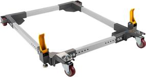 img 4 attached to 📦 VEVOR Adjustable Universal Mobile Base: Heavy-Duty 1500LBS Capacity for Woodworking Equipment, Fridge, Washing Machine - Effortless Mobility Solution