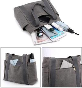 img 2 attached to Womens Handbags Multi Pocket Shoulder Satchel Women's Handbags & Wallets for Satchels