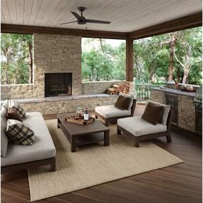 img 1 attached to ✨ Enhance Your Space with the Hunter Cassius Indoor/Outdoor Ceiling Fan - 52", Premier Bronze, Pull Chain Control