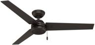 ✨ enhance your space with the hunter cassius indoor/outdoor ceiling fan - 52", premier bronze, pull chain control логотип